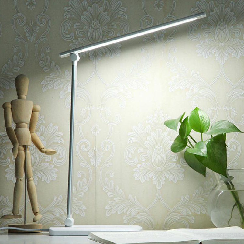 Lampe de bureau LED USB pliable à poignée carrée intelligente minimaliste