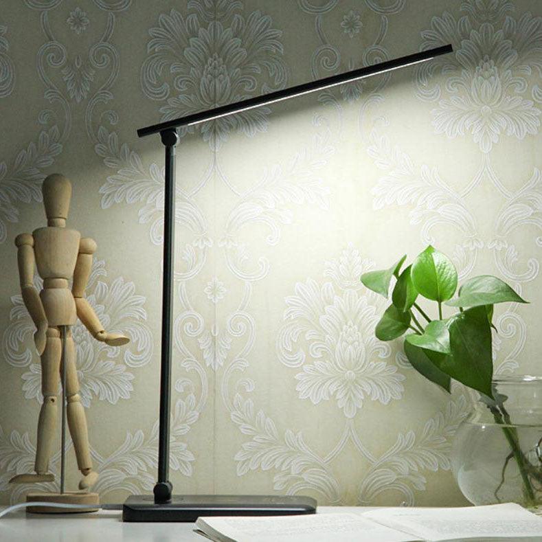 Lampe de bureau LED USB pliable à poignée carrée intelligente minimaliste