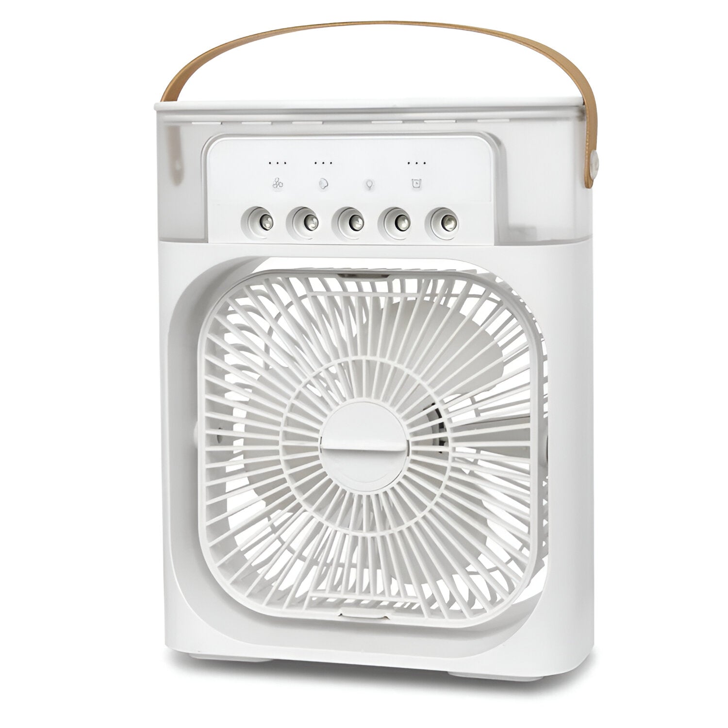 Refroidisseur d'air et humidificateur 3-en-1 en blanc