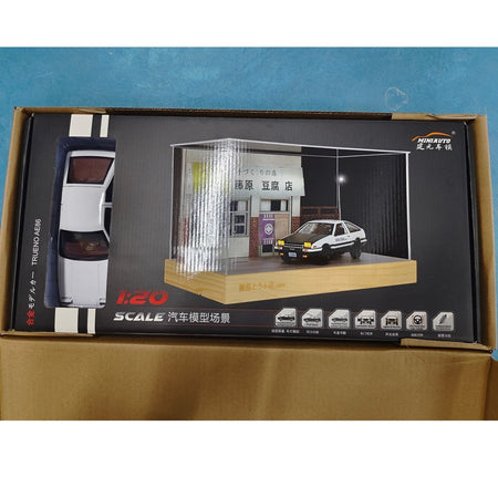 Vue latérale de la voiture jouet AE86
