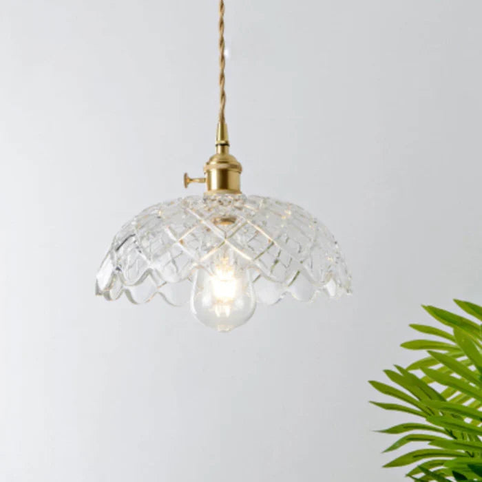 Lampe à suspension en verre - OpulentGlow
