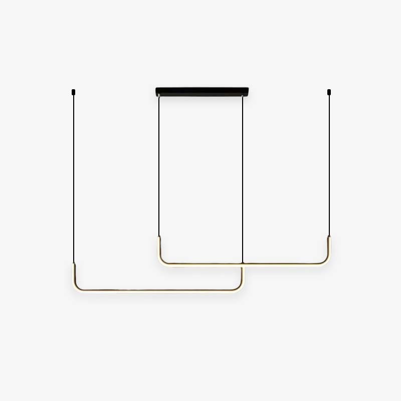 Suspension LED moderne Elara en métal et silicone