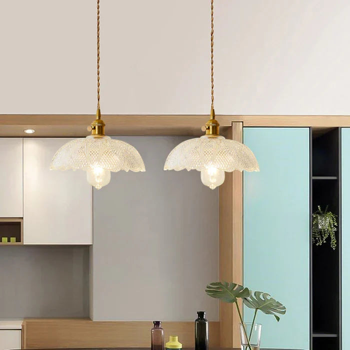 Lampe à suspension en verre - OpulentGlow