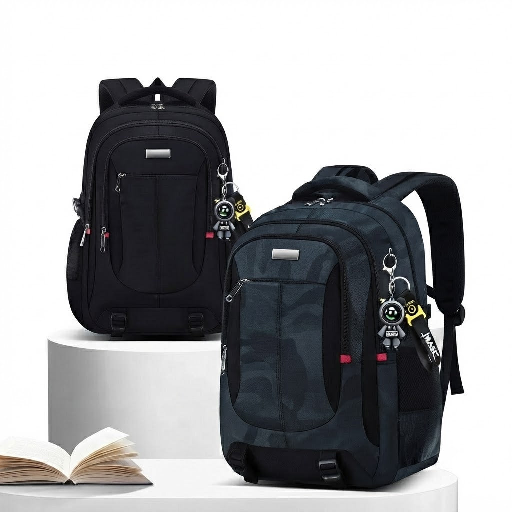 Sac à Dos Scolaire Ergonomique — Compartiment Ordinateur Rembourré