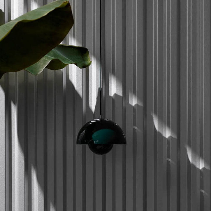 Lampe à suspension Scandinavische Halfrond Metalen Kap 1-Lichtpunt Modern Design Eetkamer Woonkamer | Sansotis