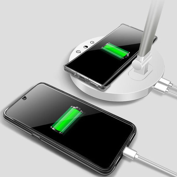 Lampe de bureau LED USB pliable à poignée carrée intelligente minimaliste