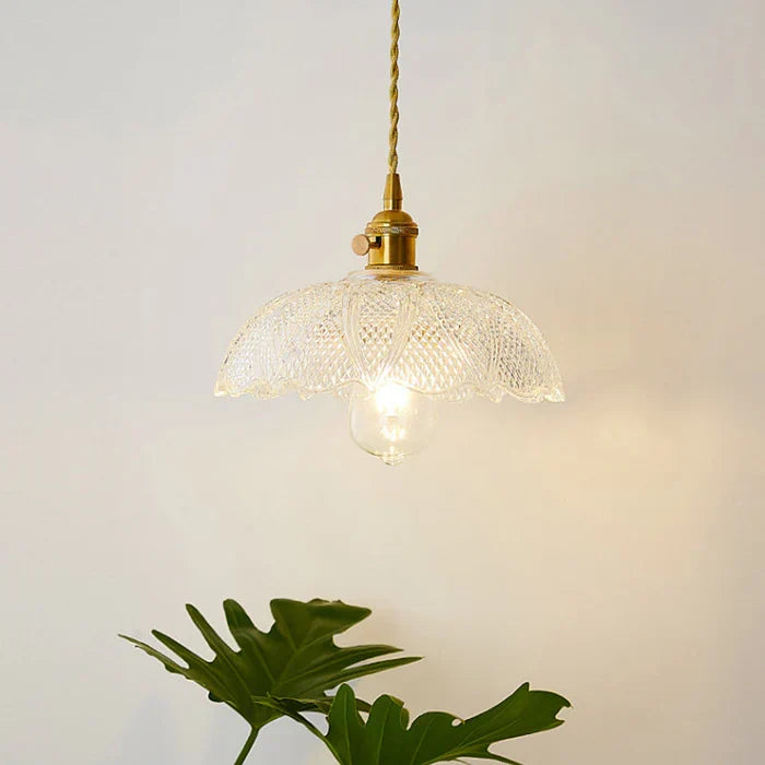 Lampe à suspension en verre - OpulentGlow