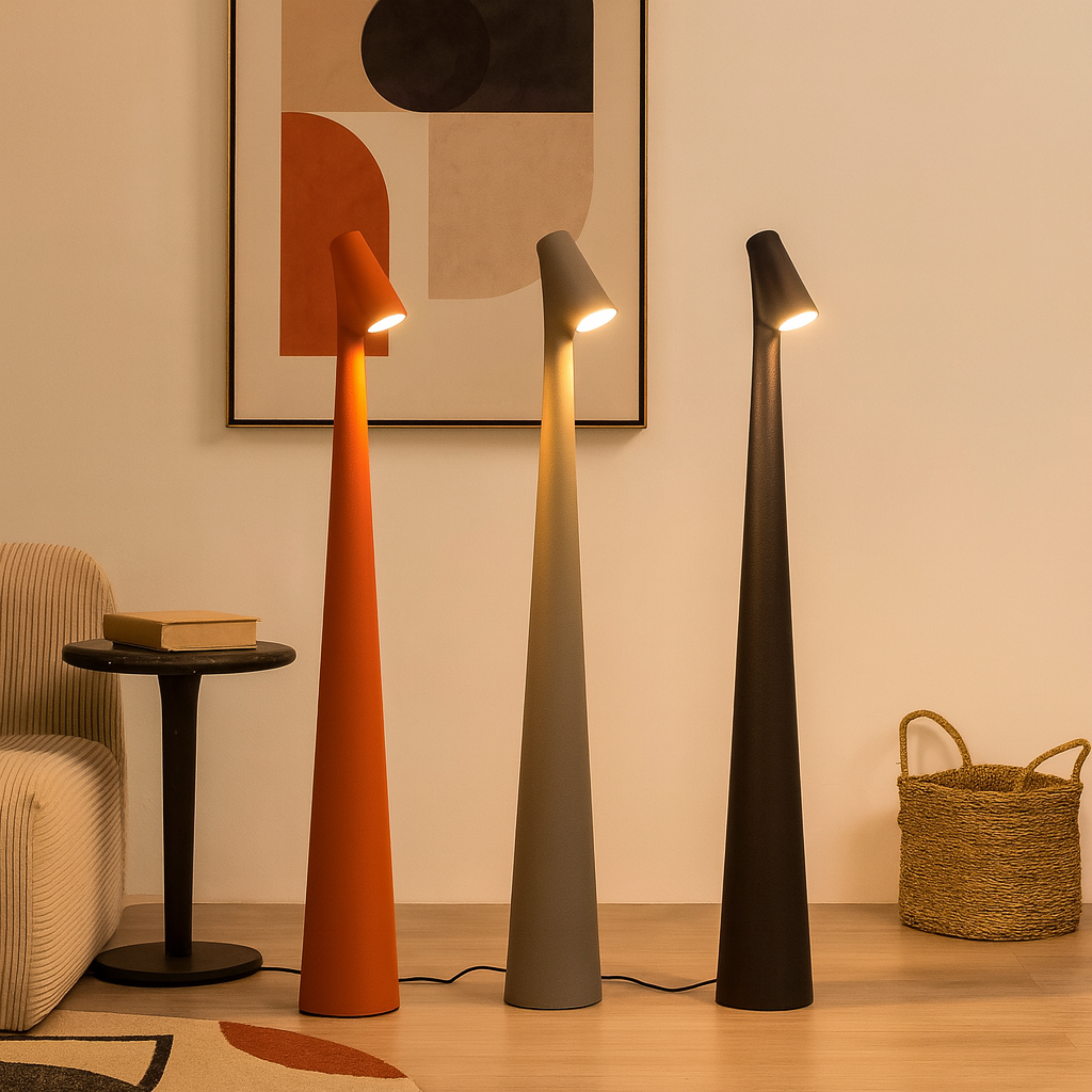Lampe de table rechargeable au design moderne et à longue autonomie de batterie