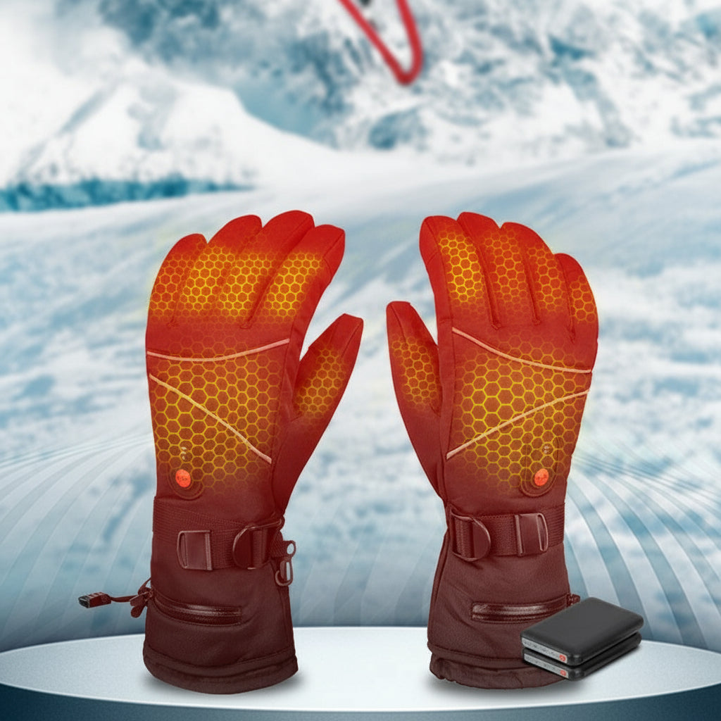 Gants chauffants thermiques | Gants d'hiver rechargeables imperméables