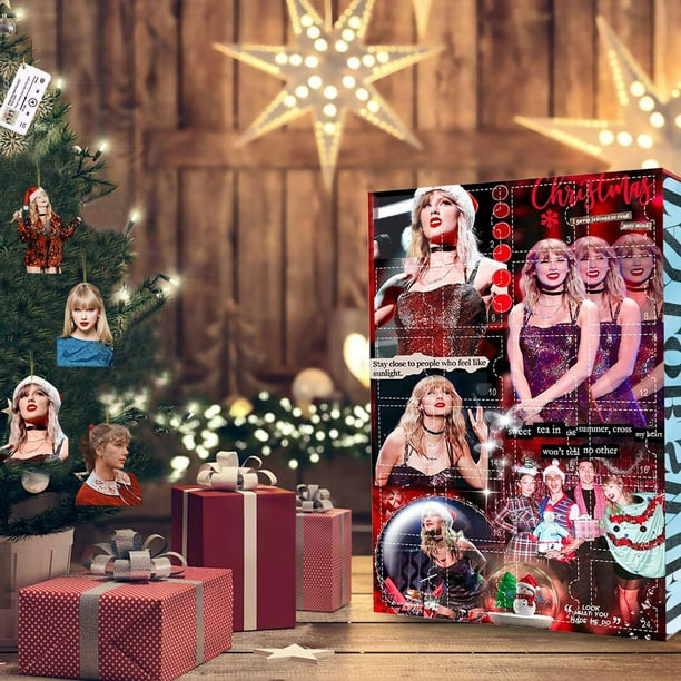 Calendrier de l'Avent pour bracelets inspirés de Taylor Swift, cadeau 24 jours 2025 – Surprise de vacances parfaite!