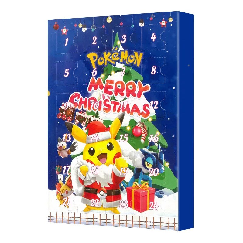 Calendrier de l'Avent Pokémon FestiveFinds - 24 figurines surprises