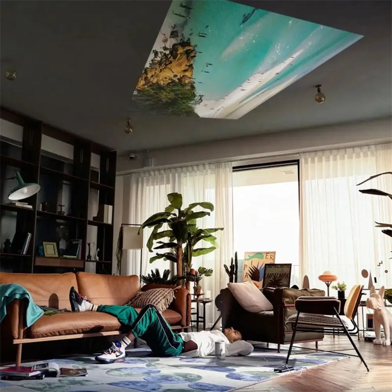 Projecteur HY300 avec écran de projection
