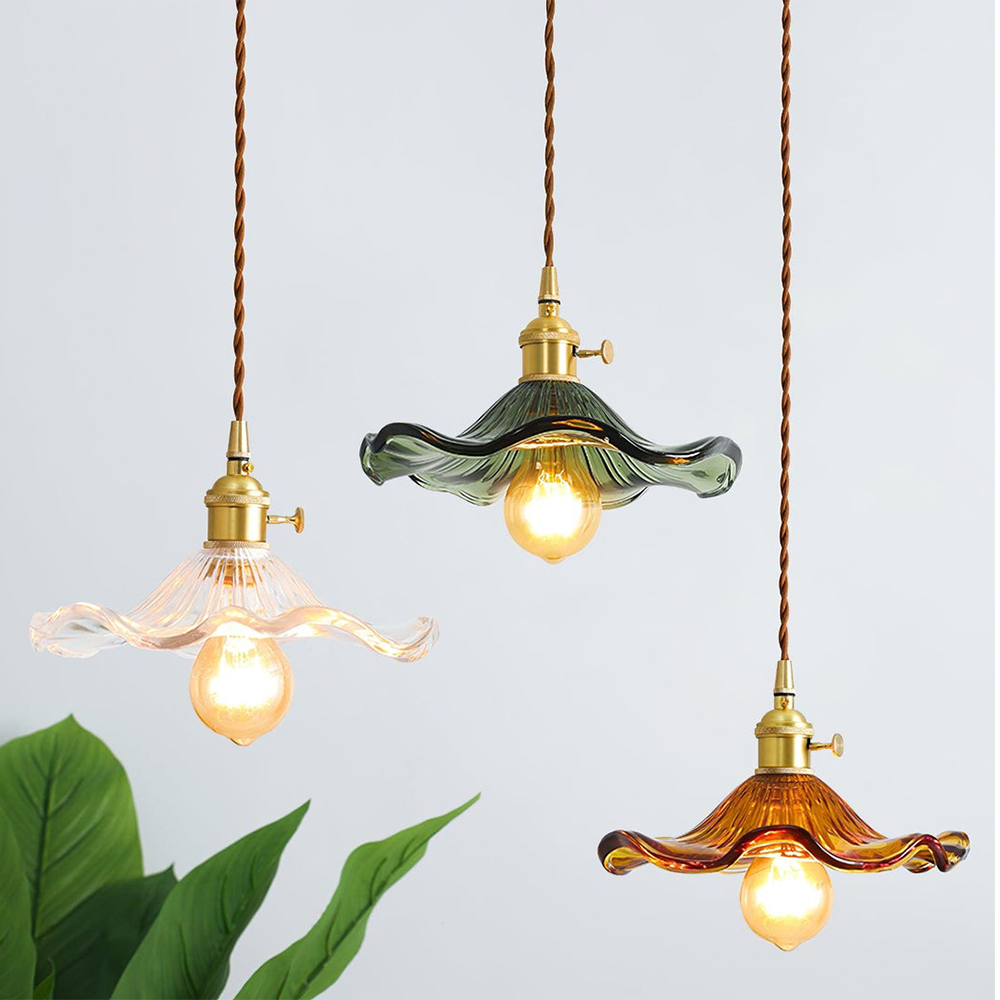 Lampe à suspension en verre Bloem LED Design Pendellamp Wit Woonkamer Slaapkamer Eetkamer Sfeerverlichting | Sansotis