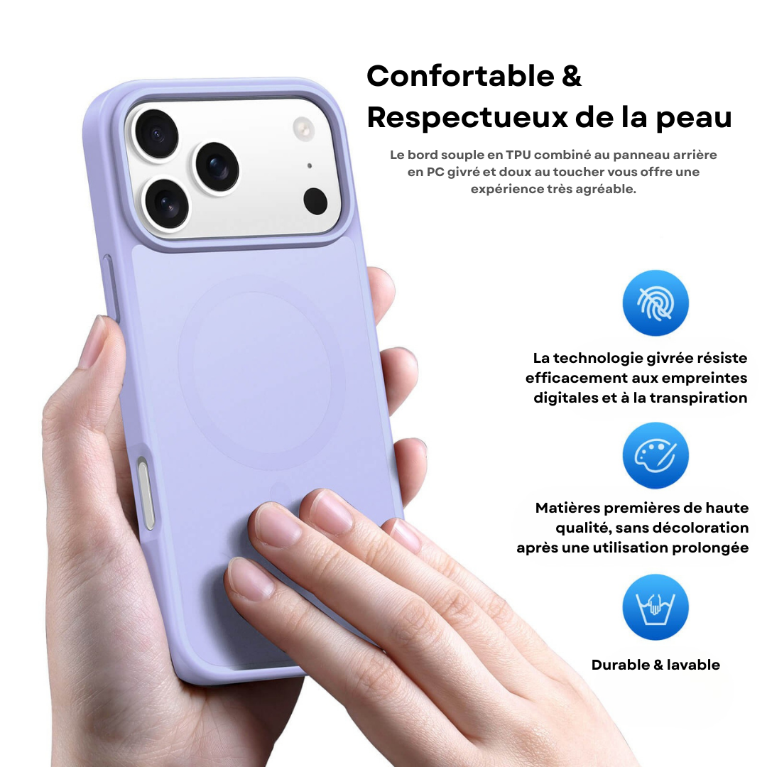 Coque Premium iPhone 17 MagSafe – Protection Fine & Robuste