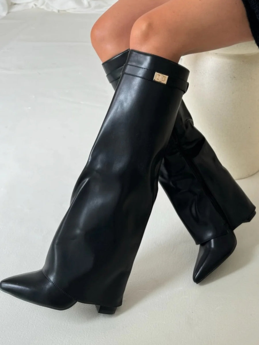 Cuissardes de luxe en daim pour femmes – Confort et classe