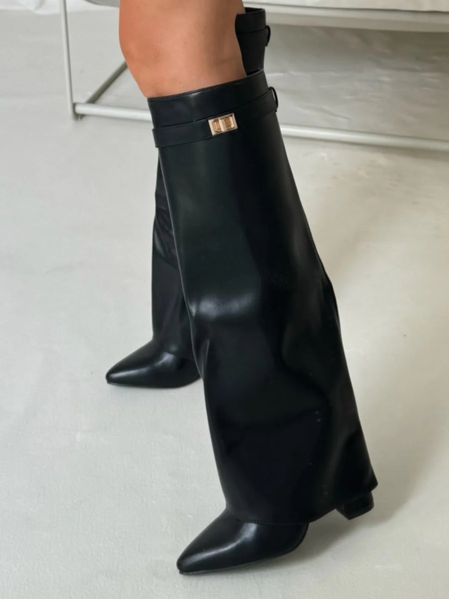 Cuissardes de luxe en daim pour femmes – Confort et classe