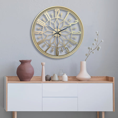 Horloge Murale Industrielle 30cm Mouvement Silencieux Vintage en Métal | Sansotis