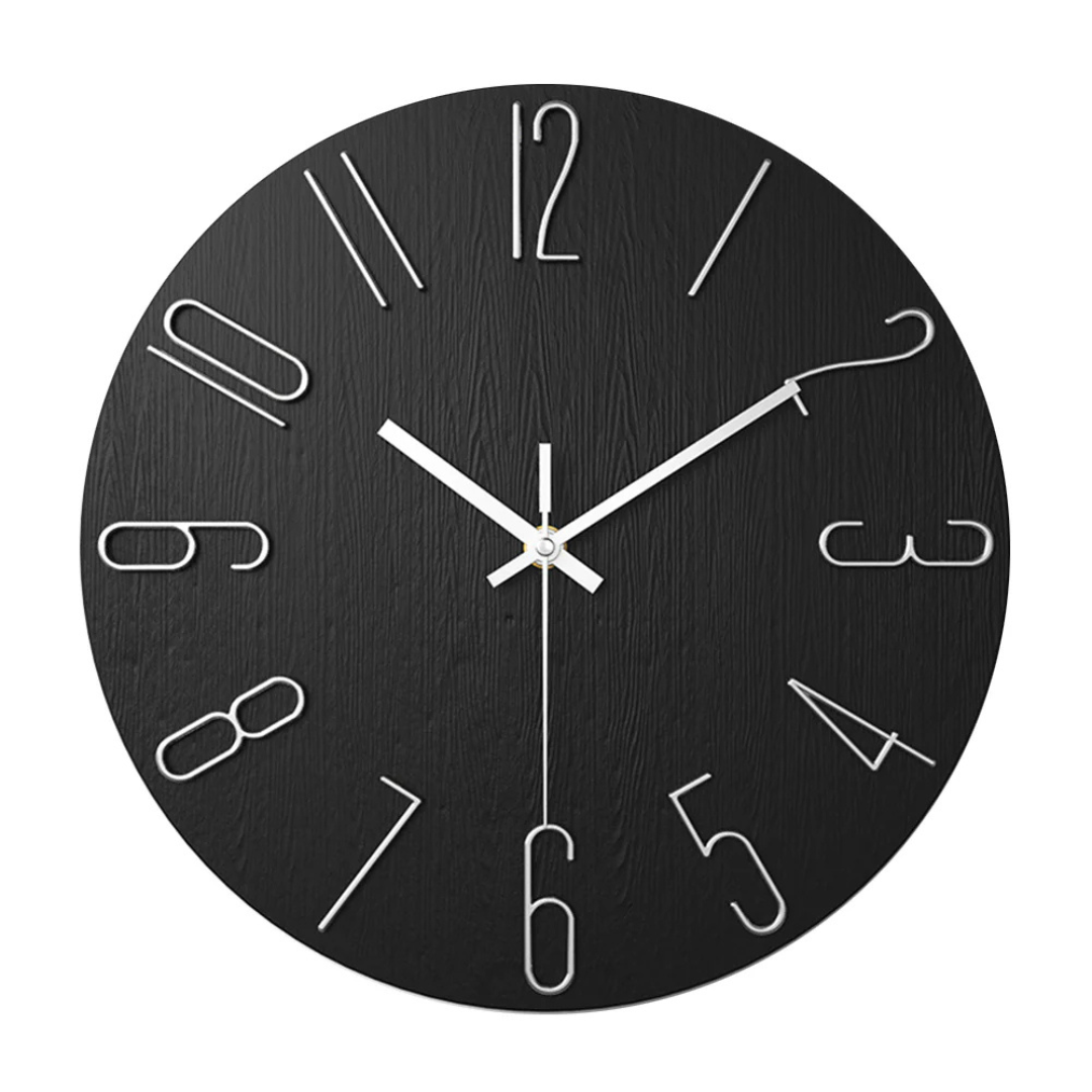 Horloge murale Noble – Horloge moderne et silencieuse pour le salon
