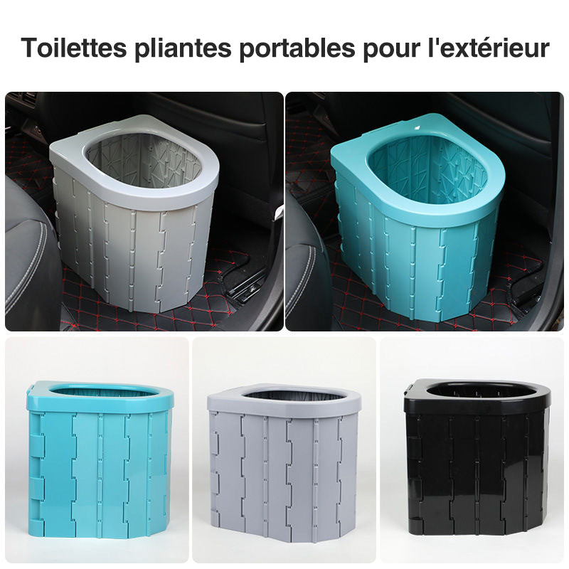 Toilette portable pour le camping | Solution hygiénique pour l'extérieur