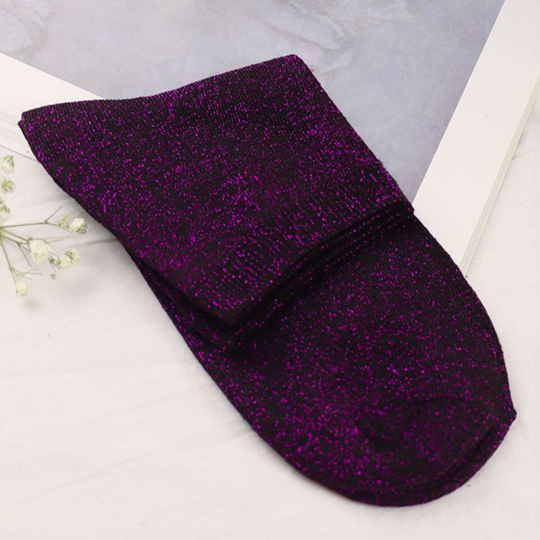Chaussettes à Paillettes – Élégance, Confort et Style Japonais pour un Été Lumineux