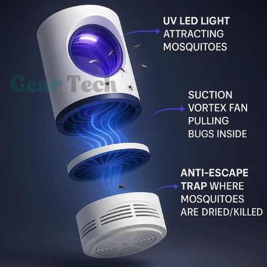 Piège à insectes à lumière UV – intérieur et extérieur, éliminateur de moustiques et de mouches, solutions efficaces de lutte antiparasitaire