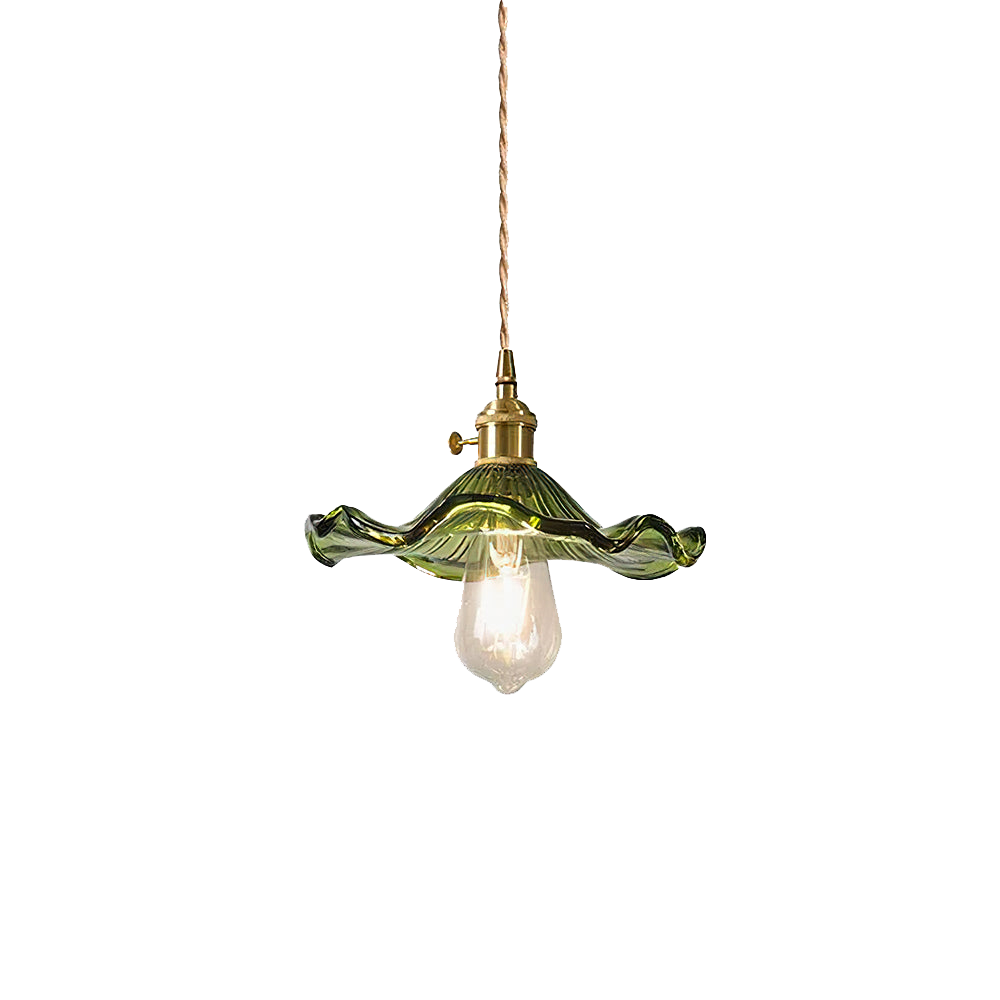 Lampe à suspension en verre Bloem LED Design Pendellamp Wit Woonkamer Slaapkamer Eetkamer Sfeerverlichting | Sansotis