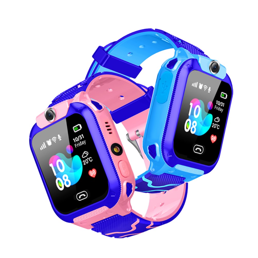 Montre Connectée Enfant avec GPS, Caméra et Touche SOS