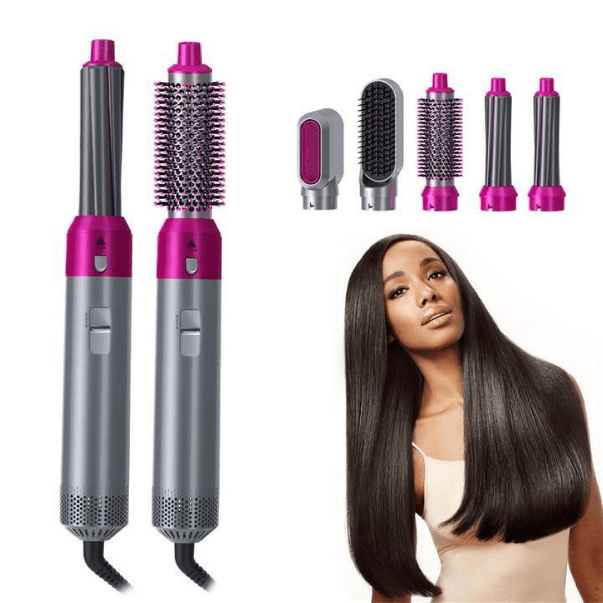 AeroFlex Sèche-cheveux 5 en 1 pour tous types de cheveux