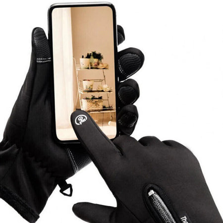 Gants Chauffants Imperméables Unisexes – Tactiles, Doublure Polaire & Idéals pour Ski, Vélo et Sports d’Hiver