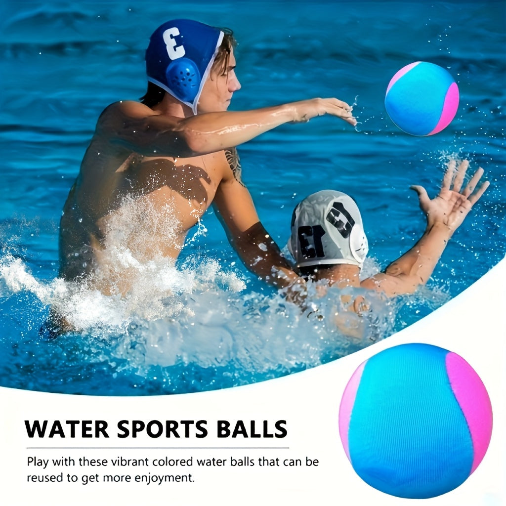 Balle ricocheuse aquatique pour piscine et plage avec design en silicone rebondissant