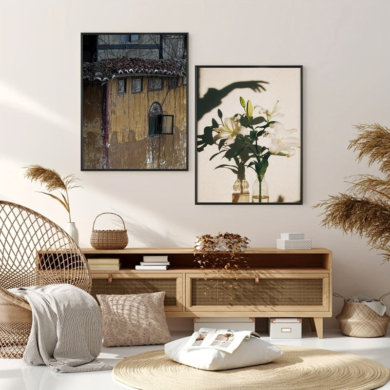 Ensemble de cadres photo modernes | Collection murale galerie noire