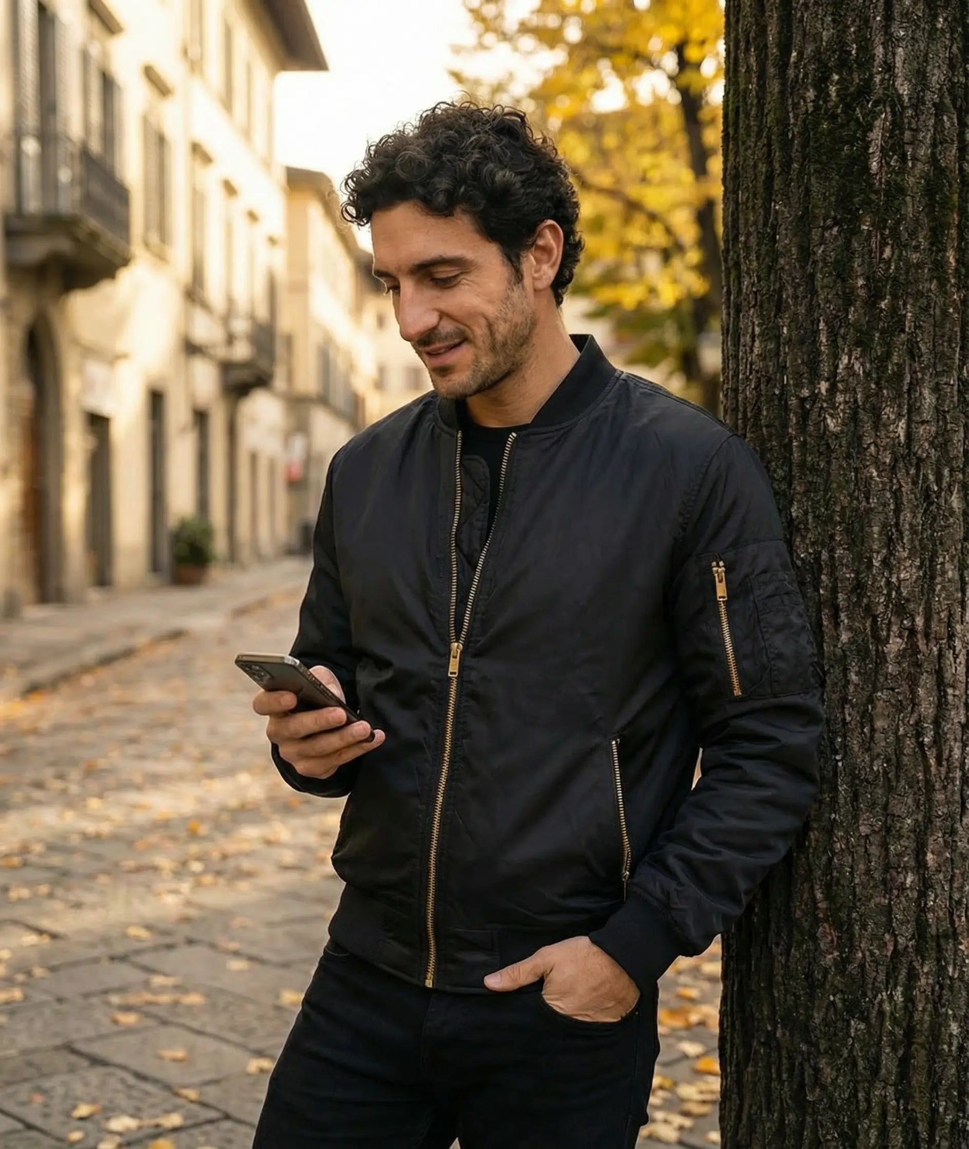 Blouson de Pilote de Luxe