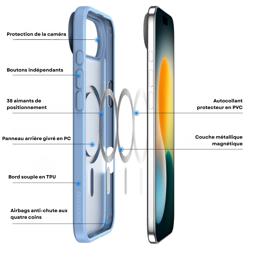 Coque Premium iPhone 17 MagSafe – Protection Fine & Robuste