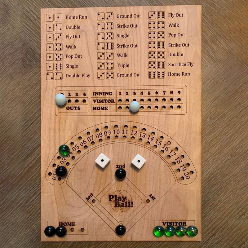 Jeu de dés pour le baseball – jeu de stratégie pour 2 à 4 joueurs