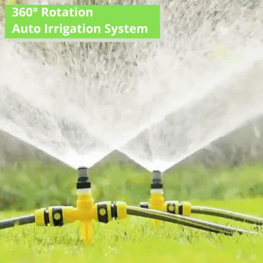 Arroseur de jardin 360° avec piquet | Système d'irrigation pour pelouse