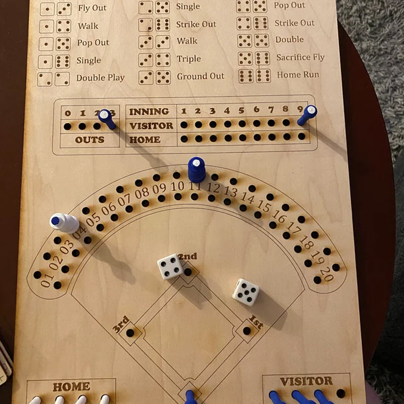 Jeu de dés pour le baseball – jeu de stratégie pour 2 à 4 joueurs