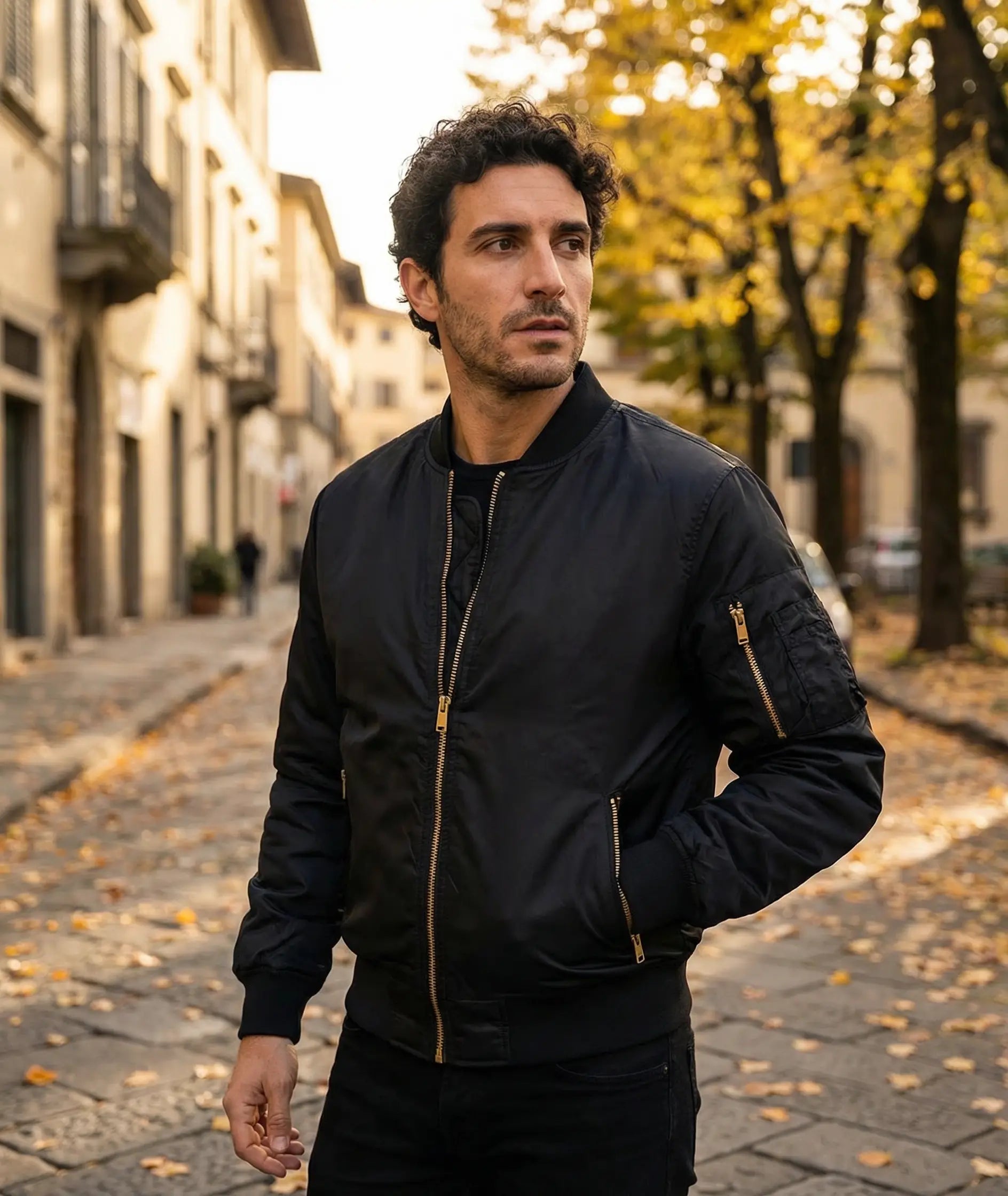 Blouson de Pilote de Luxe
