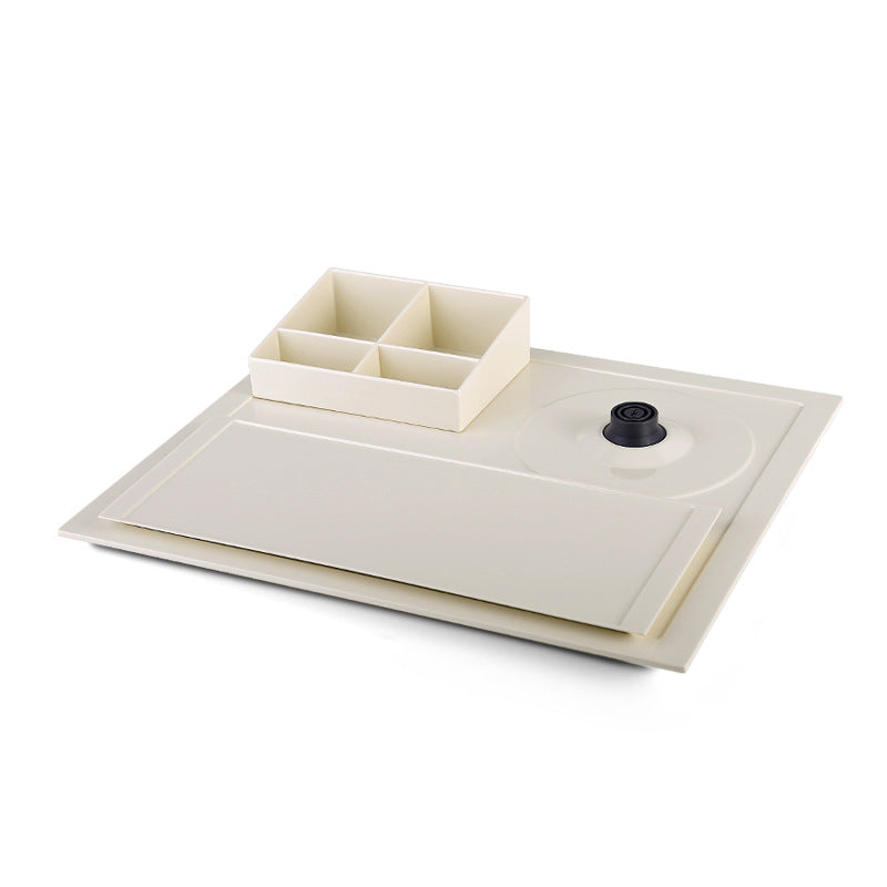 Bouilloire électrique avec base cachée et d'isolation double couche