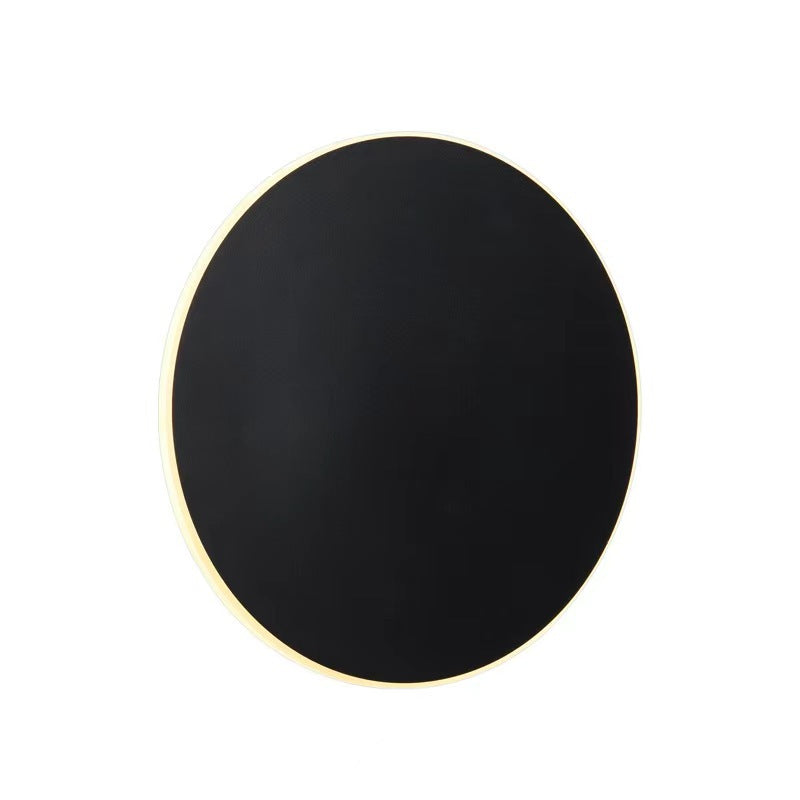 Lampe de chevet pour chambre à coucher, couloir, escalier, entrée, lampe à induction, éclipse solaire, applique murale ronde de haute qualité