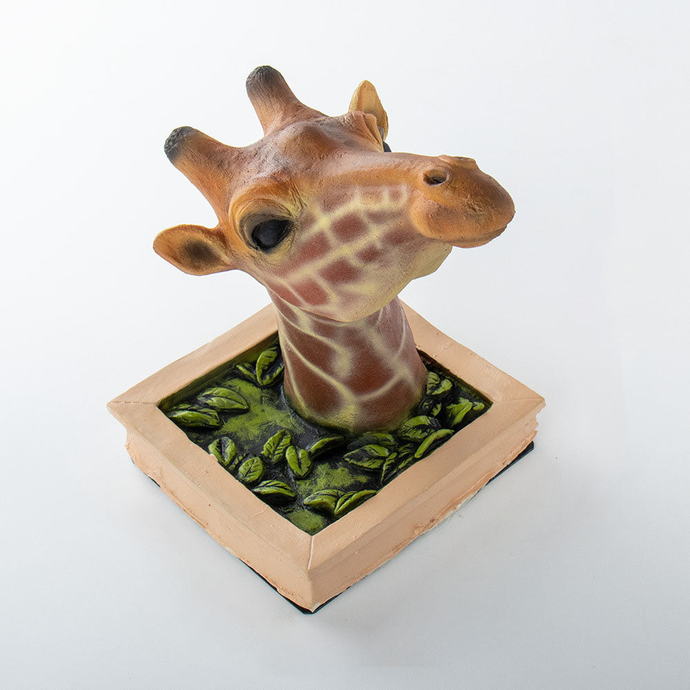 Cadre Photo 3D girafe, pendentif mural créatif, Simulation d'animaux, artisanat, décoration de salon