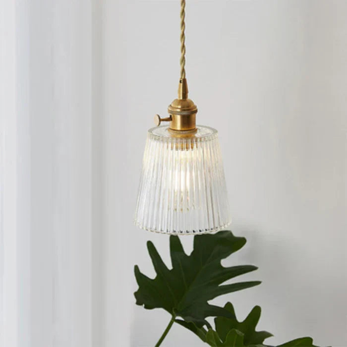 Lampe à suspension en verre - OpulentGlow