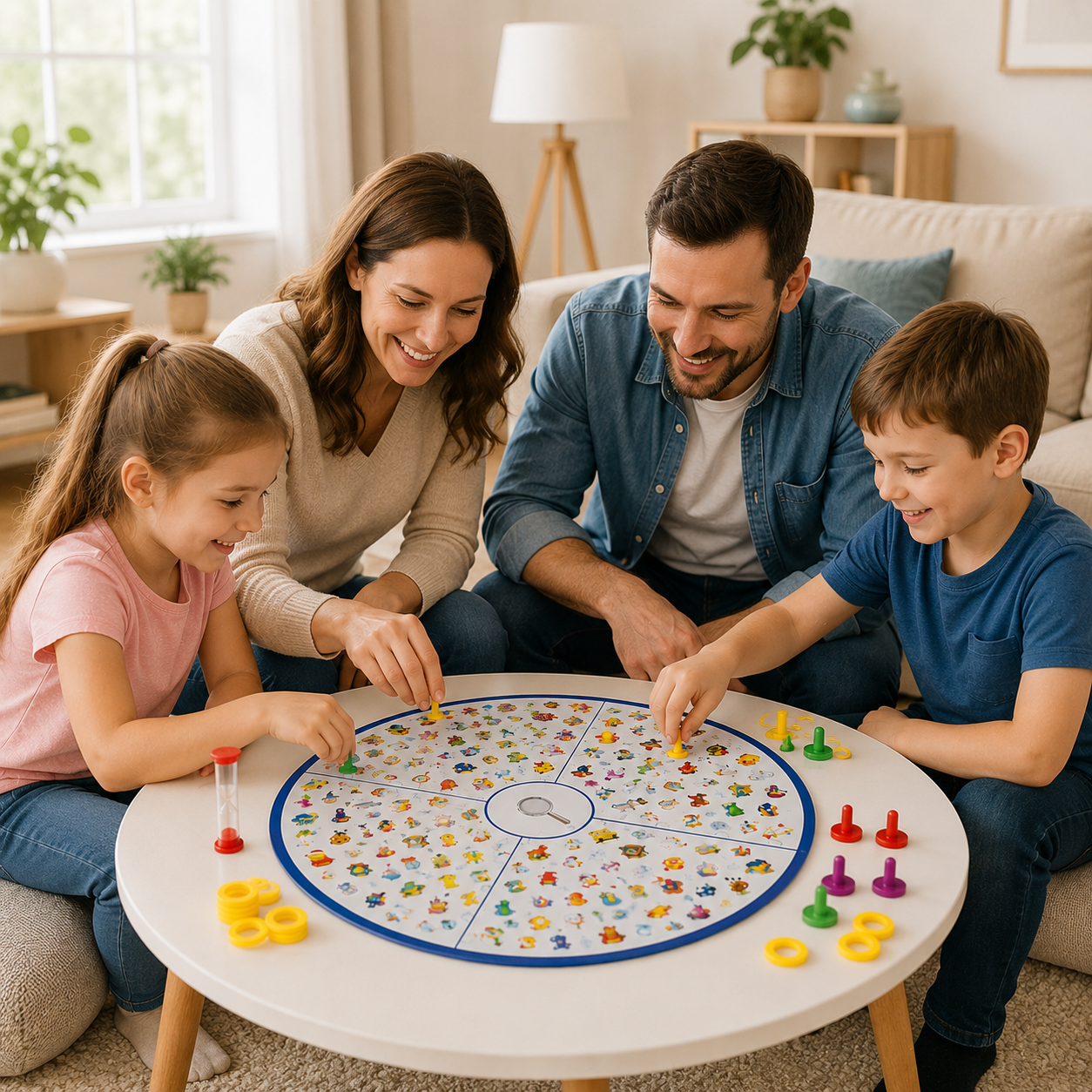 Jeu de société éducatif de détective pour enfants