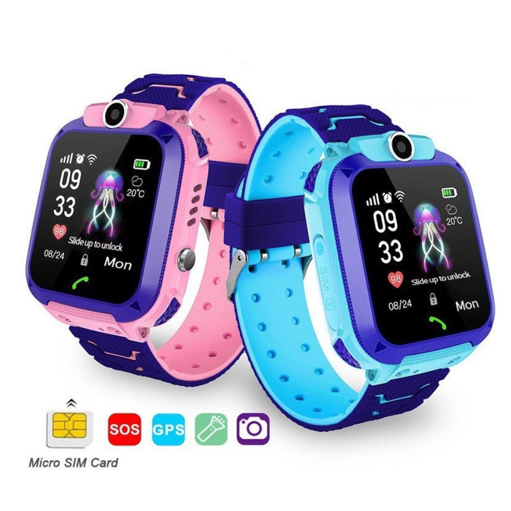 Montre Connectée Enfant avec GPS, Caméra et Touche SOS