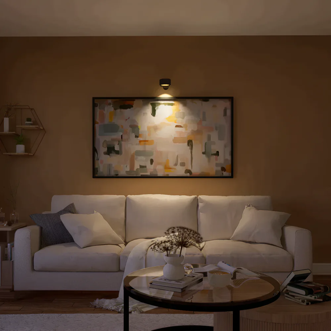 Applique murale LED moderne à 1 lumière, grain de bois