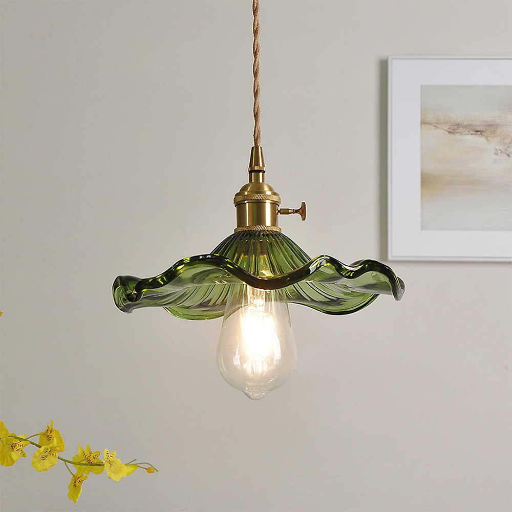 Lampe à suspension en verre Bloem LED Design Pendellamp Wit Woonkamer Slaapkamer Eetkamer Sfeerverlichting | Sansotis