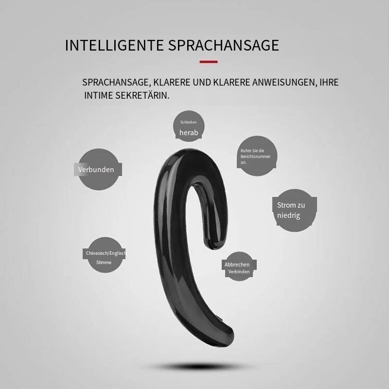 Oreillette sans fil C4 légère 12 g, autonomie 6 h pour la musique, 8 h d'appel, suppression du bruit CVC 6.0, fournie avec étui de recharge