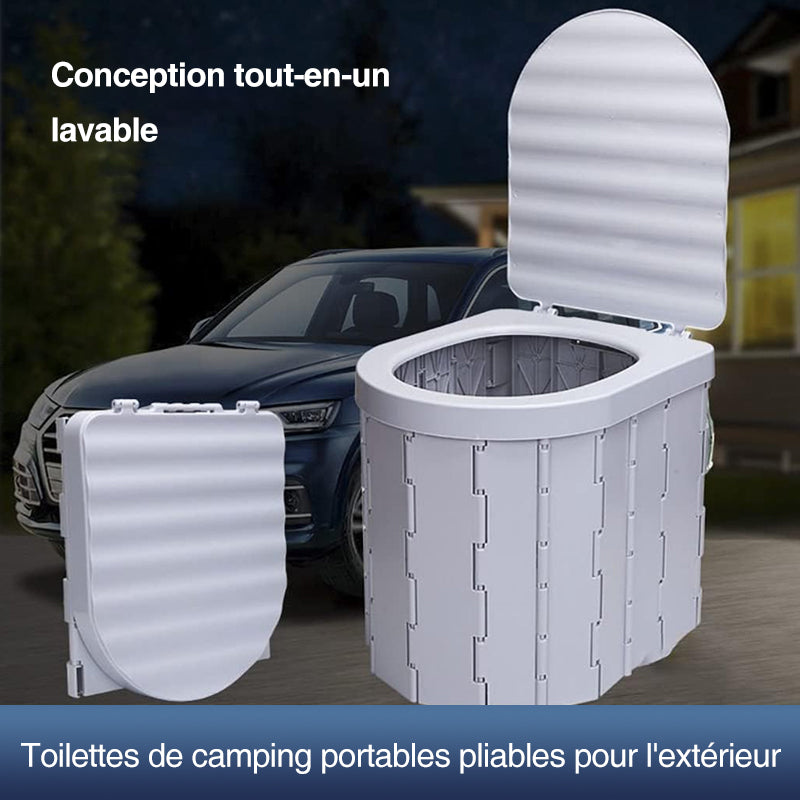 Toilette portable pour le camping | Solution hygiénique pour l'extérieur