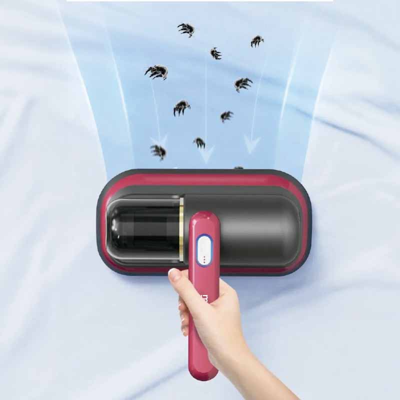 Aspirateur manuel UV anti-acariens | Pour matelas, canapé et lit