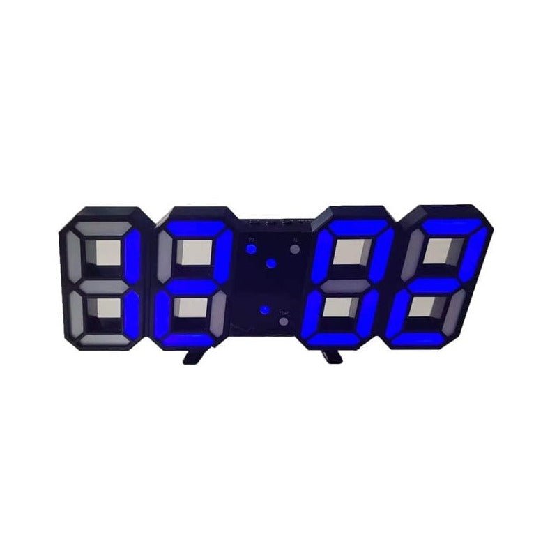 Horloge murale numérique LED 3D – Design moderne avec fonction de gradation et visibilité optimale