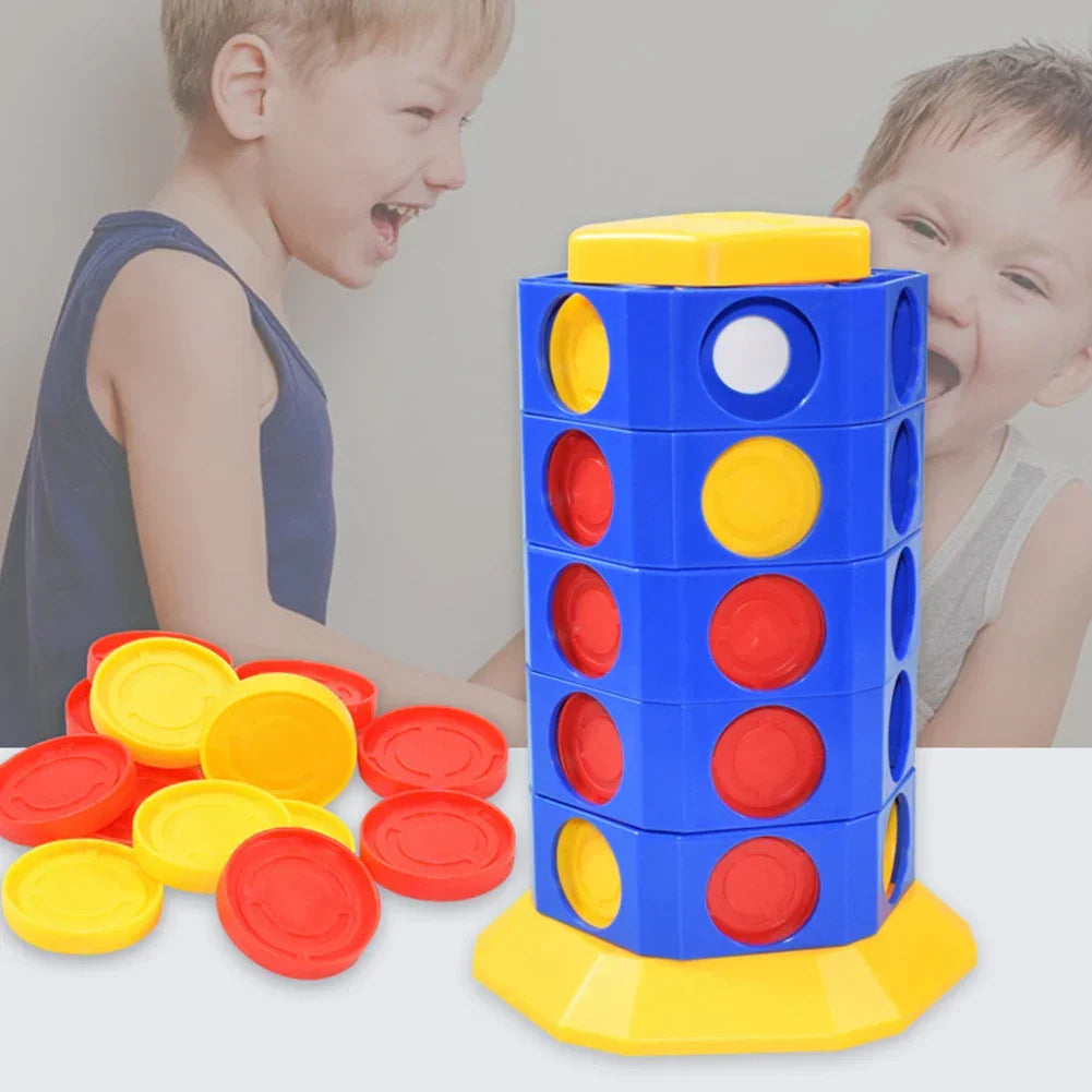 Jeu de société stratégique 3D Twist Four-in-a-Row